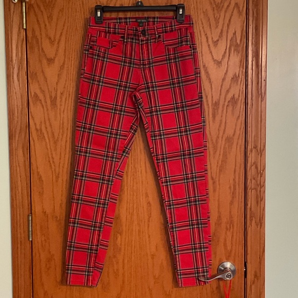 wild fable Denim - Red Plaid Pants